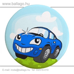 Kitűző: Autó-kék
