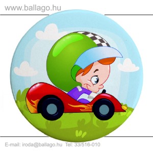 Kitűző: Autóversenyző