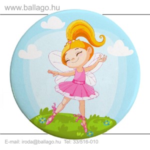Kitűző: Balerina-tündérke