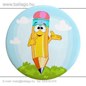 Kitűző: Ceruza-sárga