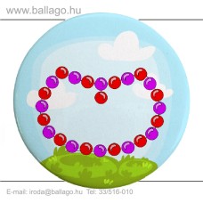 Kitűző: Gyöngysor