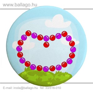 Kitűző: Gyöngysor