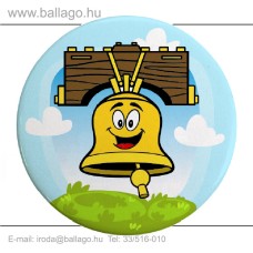 Kitűző: Harang-sárga