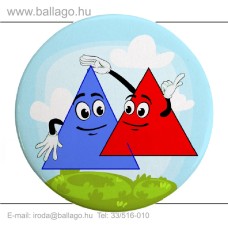 Kitűző: Háromszög pár