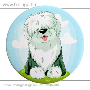 Kitűző: Juhászkutya