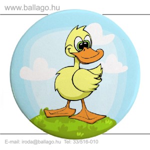 Kitűző: Kacsa-sárga