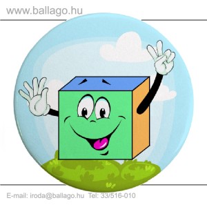 Kitűző: Kocka