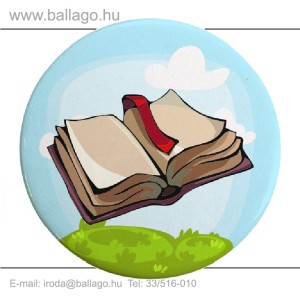 Kitűző: Könyv-nyitott