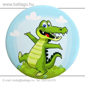 Kitűző: Krokodil