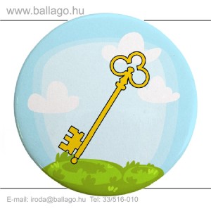 Kitűző: Kulcs-arany