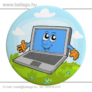 Kitűző: Laptop