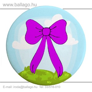 Kitűző: Masni-lila