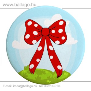 Kitűző: Masni-pöttyös