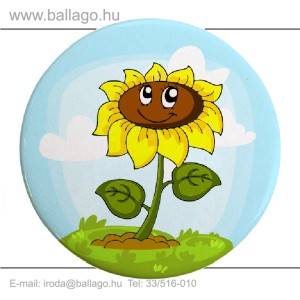 Kitűző: Napraforgó