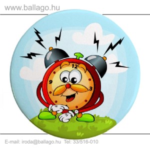 Kitűző: Óra-kezes