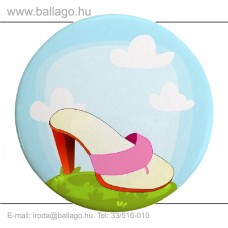 Kitűző: Papucs-pink