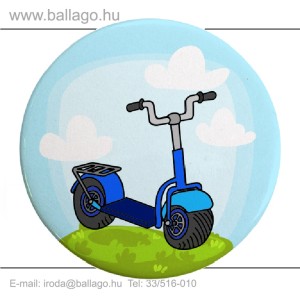 Kitűző: Roller-kék