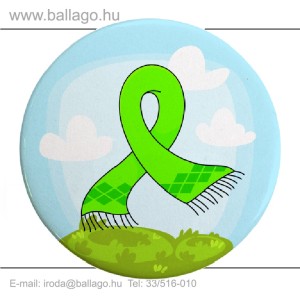 Kitűző: Sál-zöld