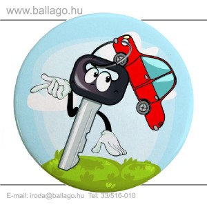 Kitűző: Slusszkulcs