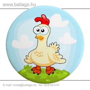 Kitűző: Tyúk