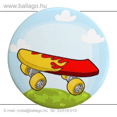 Kitűző: Gördeszka