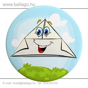 Kitűző: Papírcsákó