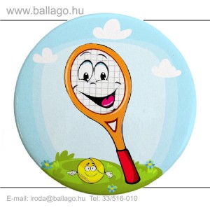 Kitűző: Teniszütő