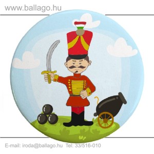 Kitűző: Huszár-tüzér