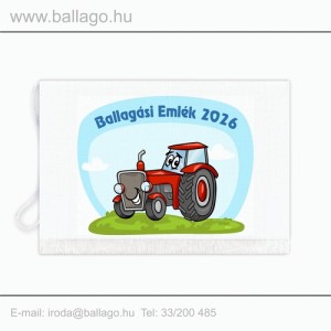 Jeles tarisznya: Traktor-piros